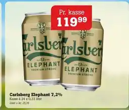 Poetzsch Padborg Carlsberg Elephant 7,2% tilbud