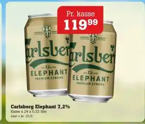 Poetzsch Padborg Carlsberg Elephant 7,2% tilbud