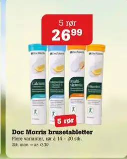 Poetzsch Padborg Doc Morris brusetabletter tilbud