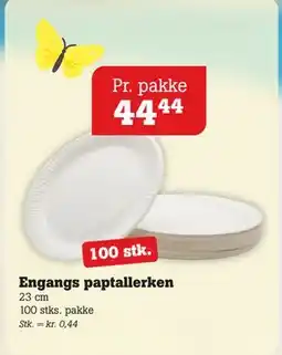 Poetzsch Padborg Engangs paptallerken tilbud
