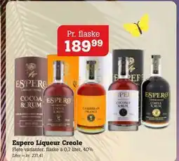 Poetzsch Padborg Espero Liqueur Creole tilbud