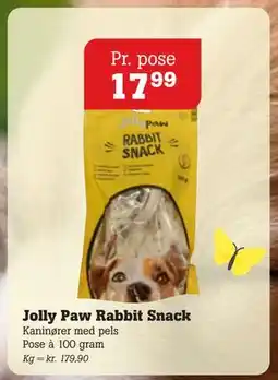 Poetzsch Padborg Jolly Paw Rabbit Snack tilbud