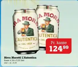 Poetzsch Padborg Birra Moretti L'Autentica tilbud