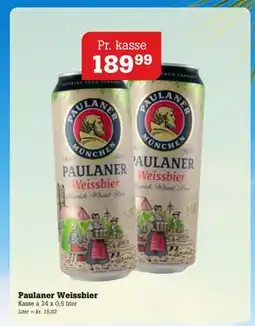 Poetzsch Padborg Paulaner Weissbier tilbud