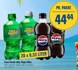Otto Duborg Faxe Kondi eller Pepsi Max tilbud