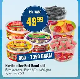 Otto Duborg Haribo eller Red Band slik tilbud