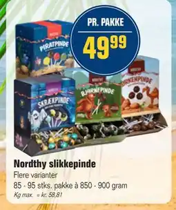 Otto Duborg Nordthy slikkepinde tilbud