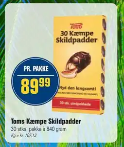 Otto Duborg Toms Kæmpe Skildpadder tilbud