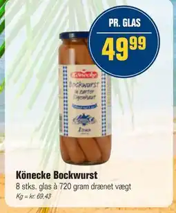 Otto Duborg Könecke Bockwurst tilbud