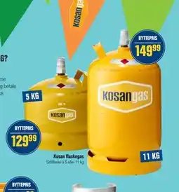 Otto Duborg Kosan flaskegas tilbud