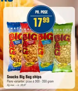 Otto Duborg Snacks Big Bag chips tilbud