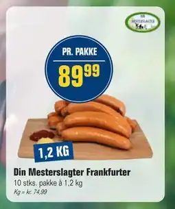 Otto Duborg Din Mesterslagter Frankfurter tilbud