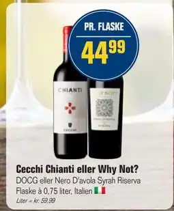 Otto Duborg Cecchi Chianti eller Why Not? tilbud