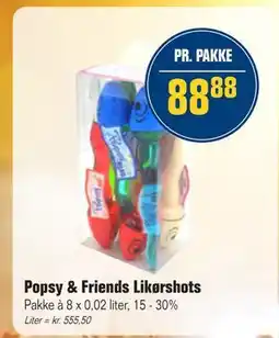 Otto Duborg Popsy & Friends Likørshots tilbud