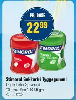 Otto Duborg Stimorol Sukkerfri Tyggegummi tilbud