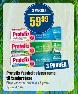 Otto Duborg Protefix fastholdelsescreme til tandprotese tilbud