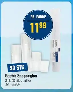 Otto Duborg Gastro Snapseglas tilbud