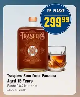 Otto Duborg Traspers Rum from Panama Aged 15 Years tilbud