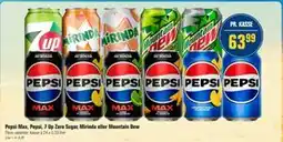 Otto Duborg Pepsi Max, Pepsi, 7 Up Zero Sugar, Mirinda eller Mountain Dew tilbud