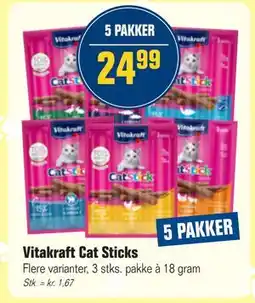 Otto Duborg Vitakraft Cat Sticks tilbud