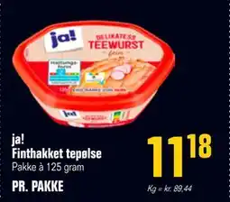 Otto Duborg ja! Finthakket tepølse tilbud