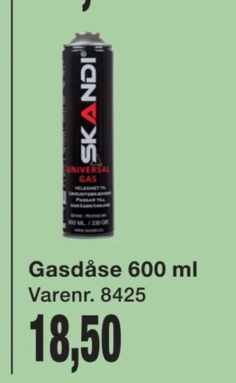 Harald Nyborg Gasdåse 600 ml tilbud