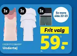 Lidl LIVERGYⓇ/ESMARA® Undertøj tilbud