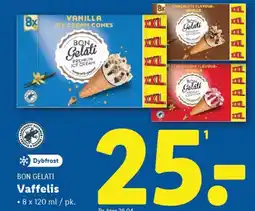 Lidl BON GELATI Vaffelis tilbud
