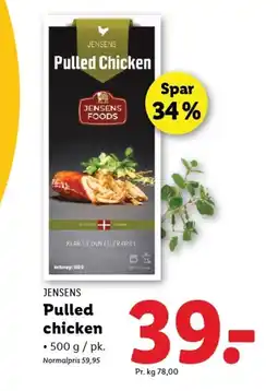 Lidl JENSENS Pulled chicken tilbud