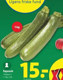 Lidl Squash tilbud