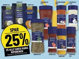 Løvbjerg SPAR 25% PÅ ALLE SANTA MARIA KRYDDERIER tilbud