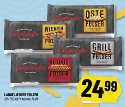 Løvbjerg LANGELÆNDER PØLSER tilbud