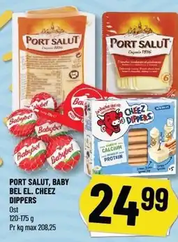 Løvbjerg PORT SALUT, BABY BEL EL. CHEEZ DIPPERS tilbud