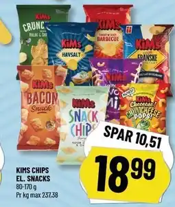 Løvbjerg KIMS CHIPS EL. SNACKS tilbud