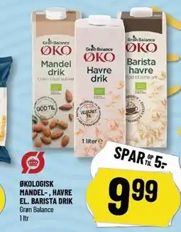 Løvbjerg ØKOLOGISK MANDEL., HAVRE EL. BARISTA DRIK tilbud