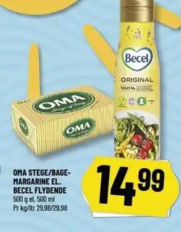 Løvbjerg OMA STEGE/BAGE-MARGARINE EL. BECEL FLYDENDE tilbud