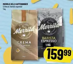 Løvbjerg MERRILD HELE KAFFEBØNNER tilbud