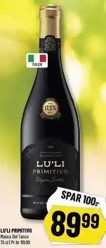 Løvbjerg LU'LI PRIMITIVO tilbud