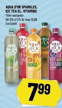 Løvbjerg AQUA D'OR SPARKLES, ICE TEA EL. VITAMINS tilbud