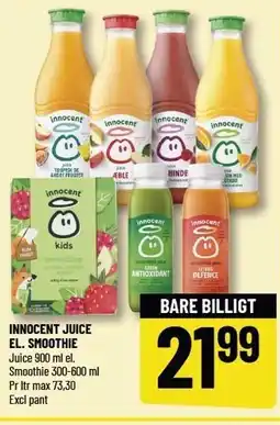 Løvbjerg INNOCENT JUICE EL. SMOOTHIE tilbud