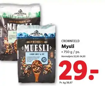Lidl CROWNFIELD Mysli tilbud