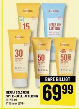 Løvbjerg DERMA SOLCREME SPF 15-50 EL. AFTERSUN tilbud