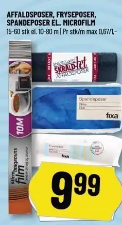 Løvbjerg AFFALDSPOSER, FRYSEPOSER, SPANDEPOSER ELL. MICROFILM tilbud