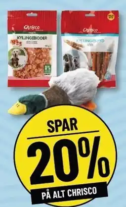 Løvbjerg SPAR 20% PÅ ALT CHRISCO tilbud