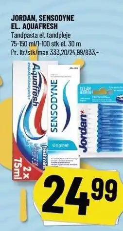 Løvbjerg JORDAN, SENSODYNE EL. AQUAFRESH tilbud