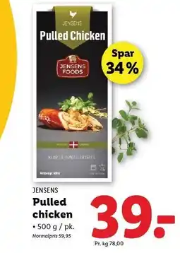 Lidl Pulled chicken tilbud