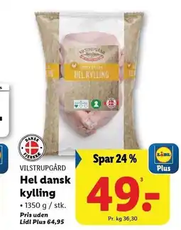 Lidl Hel dansk kylling tilbud