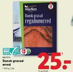 Lidl Dansk gravad ørred tilbud