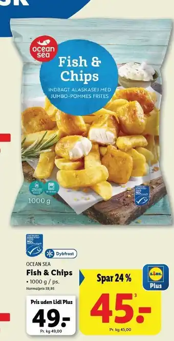 Lidl Fish & Chips tilbud