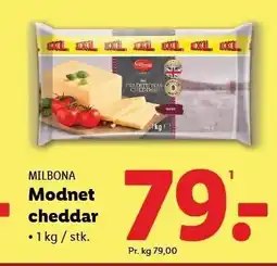 Lidl Modnet cheddar tilbud